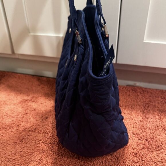 Vera Bradley Glenna Quilted Satchel Tote in Deep Navy
NWOT - Picture 6 of 12
